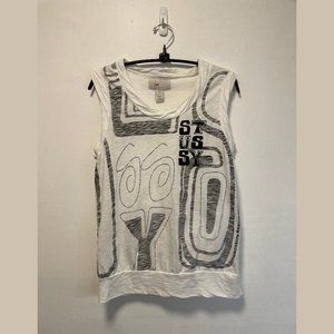Stussy Girls Private Tank NWOT – White Size L